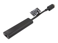 Dell - Verkkosovitin - DC jack 4.5 mm (naaras) to 24 pin USB-C (uros) - 5 / 20 V - sekä 1 vuoden laajennettu vaihtopalvelu malleihin Latitude 3310 2-in-1, 3320, 3420, 35XX, 72XX 2-in-1, 73XX, 94XX, 95XX; Precision 5550 LDD45B-USBC160