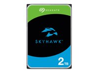 Seagate SkyHawk ST2000VX017 - Kiintolevyasema - 2 Tt - sisäinen - 3.5" - SATA 6Gb/s - puskuri: 256 Mt - sekä 3 vuoden Seagate Rescue Data Recovery ST2000VX017