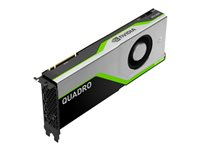 NVIDIA Quadro RTX 6000 Graphics Accelerator - Näytönohjain - Quadro RTX 6000 - 24 Gt GDDR6 - PCIe 3.0 x16 - 4 x DisplayPort, USB-C malleihin Nimble Storage dHCI Large Solution with HPE ProLiant DL380 Gen10; ProLiant DL380 Gen10 R0Z45C