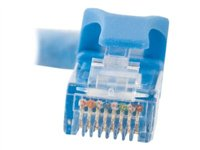 C2G Cat6 Booted Unshielded (UTP) Crossover Patch Cable - Risteytyskaapeli - RJ-45 (uros) to RJ-45 (uros) - 1 m - UTP - CAT 6 - valettu, piikitön, säikeinen - sininen 83523