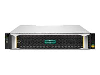 HPE Modular Smart Array 2062 10GBase-T iSCSI LFF Storage - Kiintolevyasemaryhmä - 3.84 Tt - 12 telineet (SAS-3) - SSD 1.92 Tt x 2 - iSCSI (10 GbE) (ulkoinen) - telineasennettava - 2U R7J70A