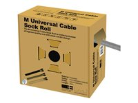 Multibrackets M Universal Cable Sock Roll 55 mm x 50 m - Kaapelijärjestäjä - hopea 7350022732506