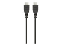 Belkin High Speed HDMI Cable - HDMI-kaapeli - HDMI uros to HDMI uros - 1 m - musta HDMI0018G-1M