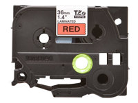 Brother TZe-461 - Black on red - Rulla (3,6 cm x 8 m) 1 kasetti(a) laminaattinauha malleihin Brother PT-H110; P-Touch PT-3600, 9700, D800, H110, P900, P950; P-Touch Cube XP PT-910 TZE461