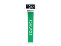 Compulocks iPad Air 10.9" (4-5th Gen) Space Enclosure Brandable Floor Stand - Asennuspakkaus (kotelo, teline) malleihin tabletti - lukittava - korkealaatuinen alumiini - valkoinen -näytön koko: 10.9" - lattialla seisova malleihin Apple 10.9-inch iPad Air (4. sukupolvi, 5th generation) 140W109IPDSW
