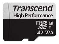 Transcend High Performance 330S - Flash-muistikortti - 64 Gt - A2 / Video Class V30 / UHS-I U3 - microSDXC UHS-I TS64GUSD330S