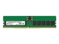 Micron - DDR5 - moduuli - 48 Gt - DIMM 288 nastaa - 4800 MHz / PC5-38400 - CL40 - rekisteröity - ECC MTC20F104XS1RC48BB1R