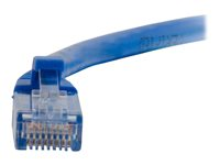 C2G Cat5e Booted Unshielded (UTP) Network Patch Cable - Kytkentäkaapeli - RJ-45 (uros) to RJ-45 (uros) - 30 cm - UTP - CAT 5e - valettu, piikitön, säikeinen - sininen 83159