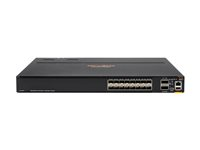 HPE Aruba CX 8360-16Y2C V2 - Kytkin - L3 - Hallinnoitu - 16 x 1/10/25 Gigabit Ethernet SFP / SFP+ / SFP28 + 2 x 40/100 Gigabit QSFP+ / QSFP28 - ilmavirtaus edestä taaksepäin - telineeseen asennettava - AC JL702C