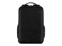 Dell Essential Backpack 15 - Sylimikron kantoreppu - 15" - musta heijastava painatus kohokuvioisella pintarakenteella - 3 Years Basic Hardware Warranty malleihin Latitude 3320, 3520, 7420; Vostro 13 5310, 14 5410, 15 35XX, 15 5510, 15 7510, 5415, 5515 ES-BP-15-20