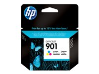 HP 901 - 9 ml - väri (sinivihreä, sinipunainen, keltainen) - alkuperäinen - mustepatruuna malleihin Officejet 4500, 4500 G510, 4575, J4524, J4525, J4535, J4540, J4550, J4580, J4585, J4680 CC656AE#UUS