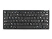 Targus Multi-Platform - Näppäimistö - langaton - Bluetooth 3.0 - QWERTY - Pohjoismaat - musta - B2B AKB55NO