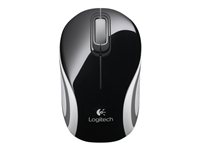 Logitech M187 - Hiiri - optinen - langaton - 2.4 GHz - USB johdoton vastaanotin - musta 910-002731