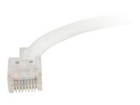 C2G Cat5e Non-Booted Unshielded (UTP) Network Patch Cable - Kytkentäkaapeli - RJ-45 (uros) to RJ-45 (uros) - 3 m - UTP - CAT 5e - säikeinen, uniboot - valkoinen 83124