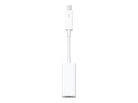 Apple Thunderbolt to Gigabit Ethernet Adapter - Verkkosovitin - Thunderbolt - Gigabit Ethernet malleihin iMac with Retina 4K display (Late 2015), with Retina 5K display (Late 2014, Late 2015, Mid 2015); Mac mini (Late 2014); Mac Pro (Late 2013); MacBook Air (Early 2015, Mid 2017); MacBook Pro (Early 2013, Early 2015, Late 2012, Late 2013, Mid 2012, Mid 2014, Mid 2015) MD463ZM/A