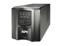 APC Smart-UPS 750 LCD - UPS - Vaihtovirta 230 V - 500 watti(a) - 750 VA - RS-232, USB - lähtöliittimet: 6 - musta malleihin P/N: AR4018SPX431, AR4018SPX432, AR4024SP, AR4024SPX429, AR4024SPX431, AR4024SPX432 SMT750I