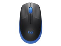 Logitech M190 - Hiiri - optinen - 3 painiketta - langaton - USB johdoton vastaanotin - sininen 910-005907