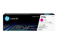 HP 219A - Magenta - alkuperäinen - LaserJet - väriainekasetti (W2193A) malleihin P/N: 499Q6F#ABZ, 499Q7F#ABU, 499Q7F#BAZ, 499Q8F#ABF, 499Q8F#ABU, 499Q8F#BAZ, 499R0F#ABU W2193A