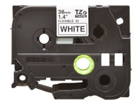 Brother TZe-FX261 - Musta valkoisella - rulla (3,56 cm x 8 m) 1 kasetti(a) joustava nauha malleihin P-Touch PT-3600, 530, 550, 9200, 9400, 9500, 9600, 9700, 9800, D800, E800, P900, P950 TZEFX261