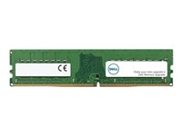 Dell - DDR4 - moduuli - 8 Gt - DIMM 288 nastaa - 3200 MHz / PC4-25600 - puskuroimaton - non-ECC - Päivitys malleihin OptiPlex 7080; Vostro 3901 AB120718